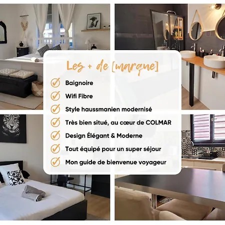 Appartement Centre 6 Couchages 3 Grandes Colmar